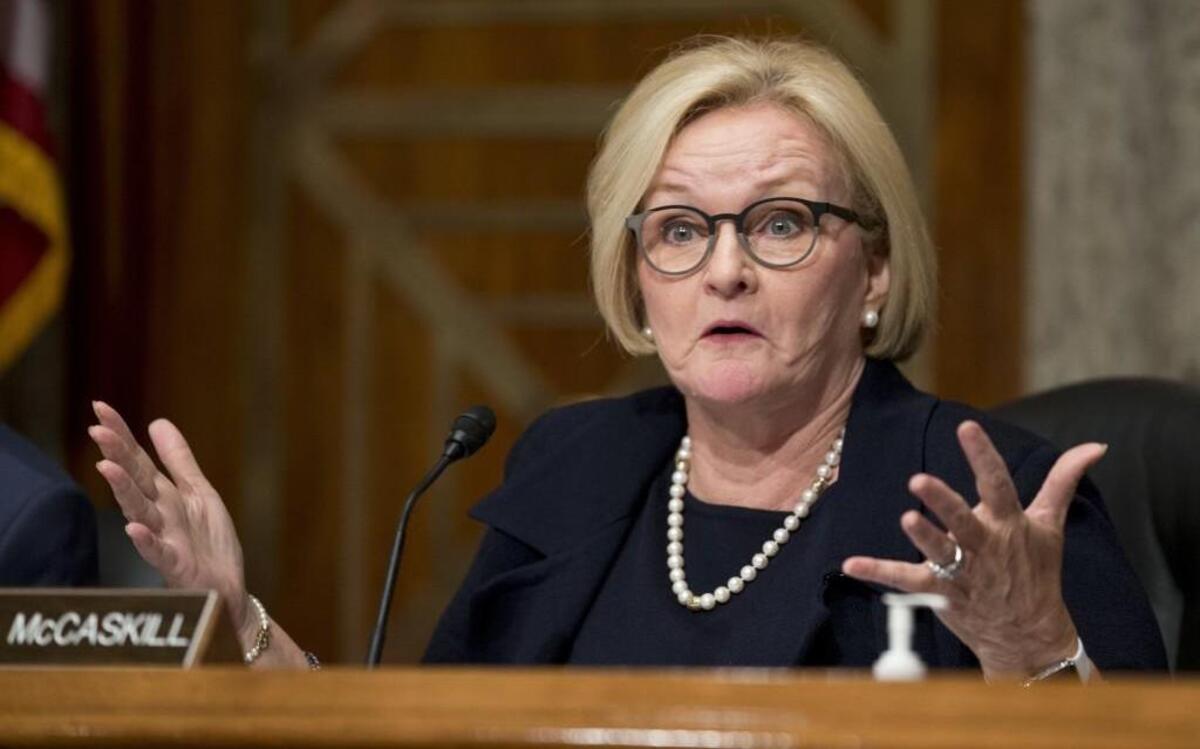 Sen. Claire McCaskill, a Missouri Democrat, asked a question Thursday on Capitol Hill during a subcommittee hearing to review billing and customer service practices in the cable and satellite television industry.