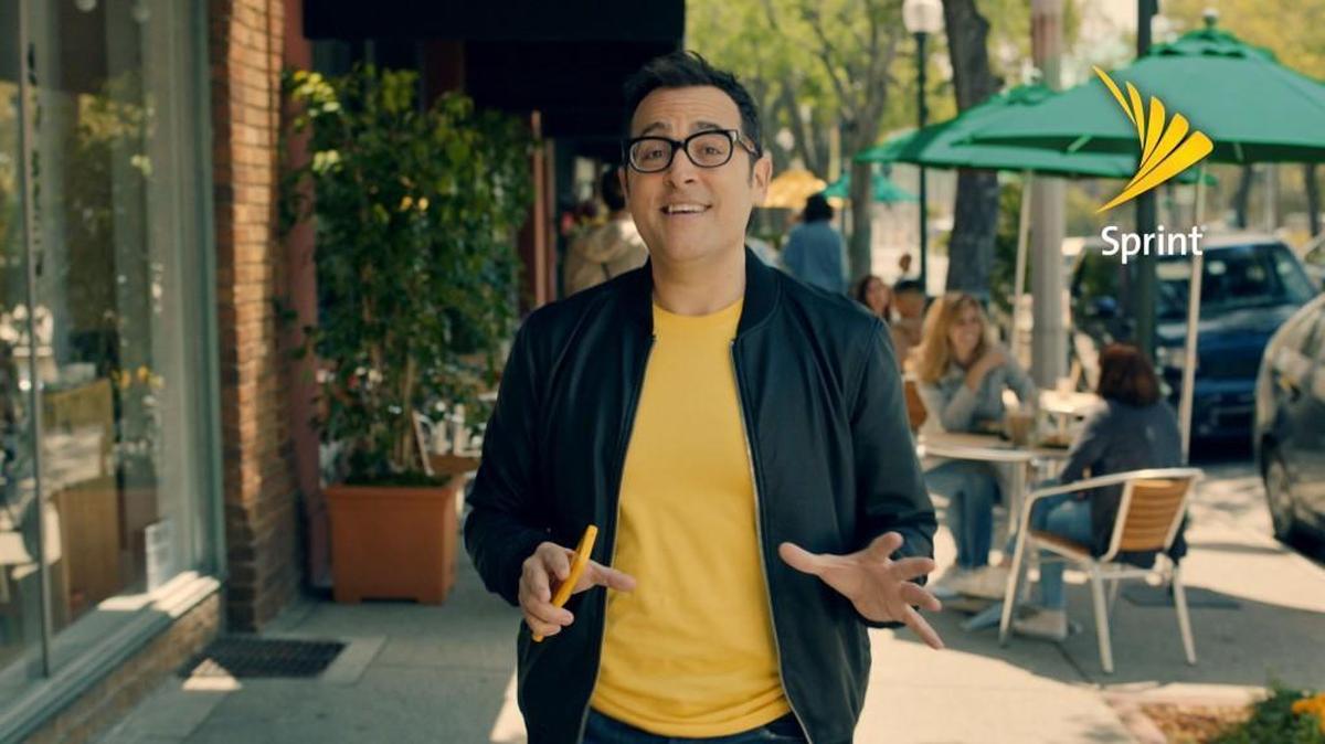 Actor Paul Marcarelli, famous for the Verizon “Can you hear me now?” commercials, is the new pitchman for Sprint.