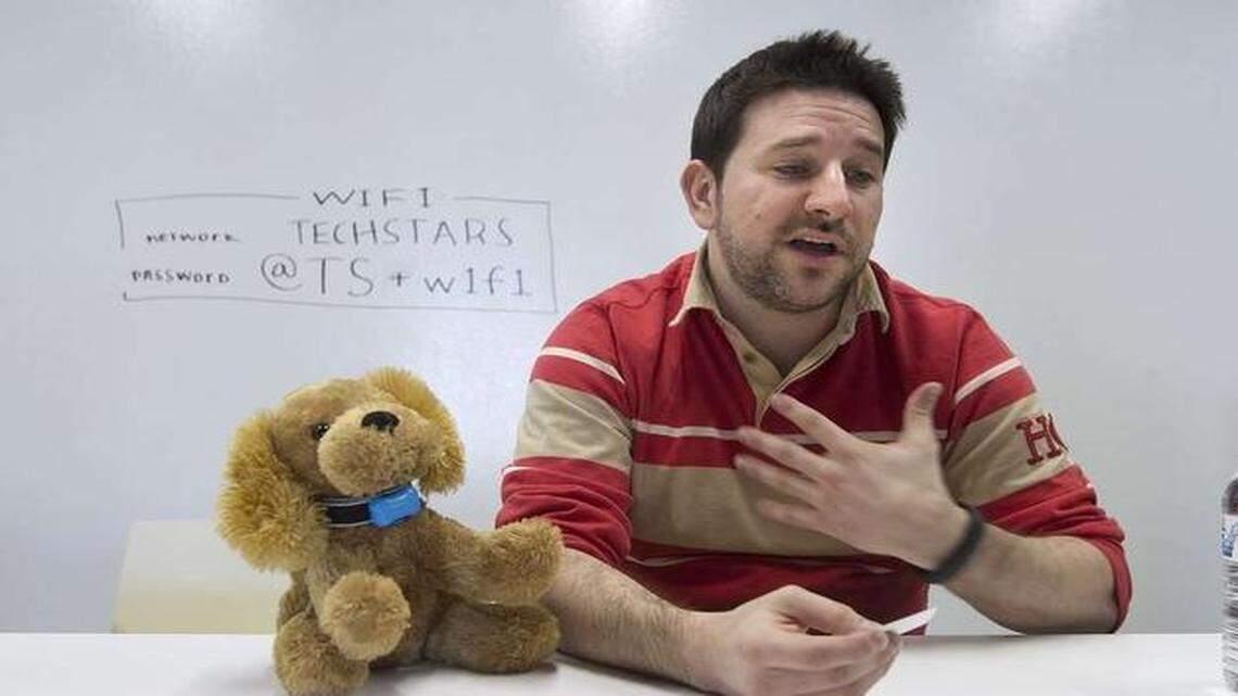 
Davide Rossi, co-founder of FitBark, talked about his activity tracker for dogs.
