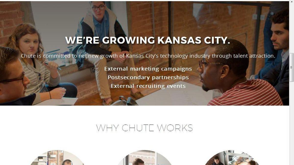 
An online technology job posting board called Chute markets Kansas City to entice prospective hires to live here.
