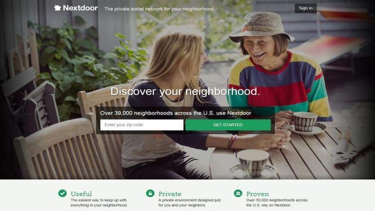 
Nextdoor’s website
