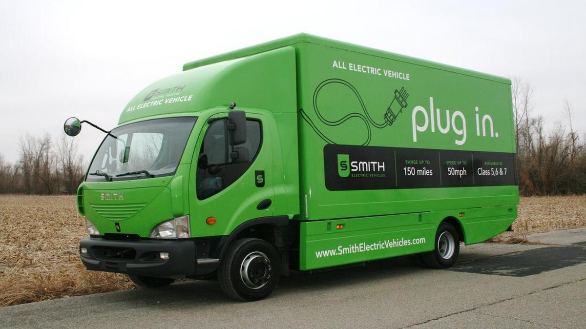 
This truck is from Smith Electric Vehicles.
