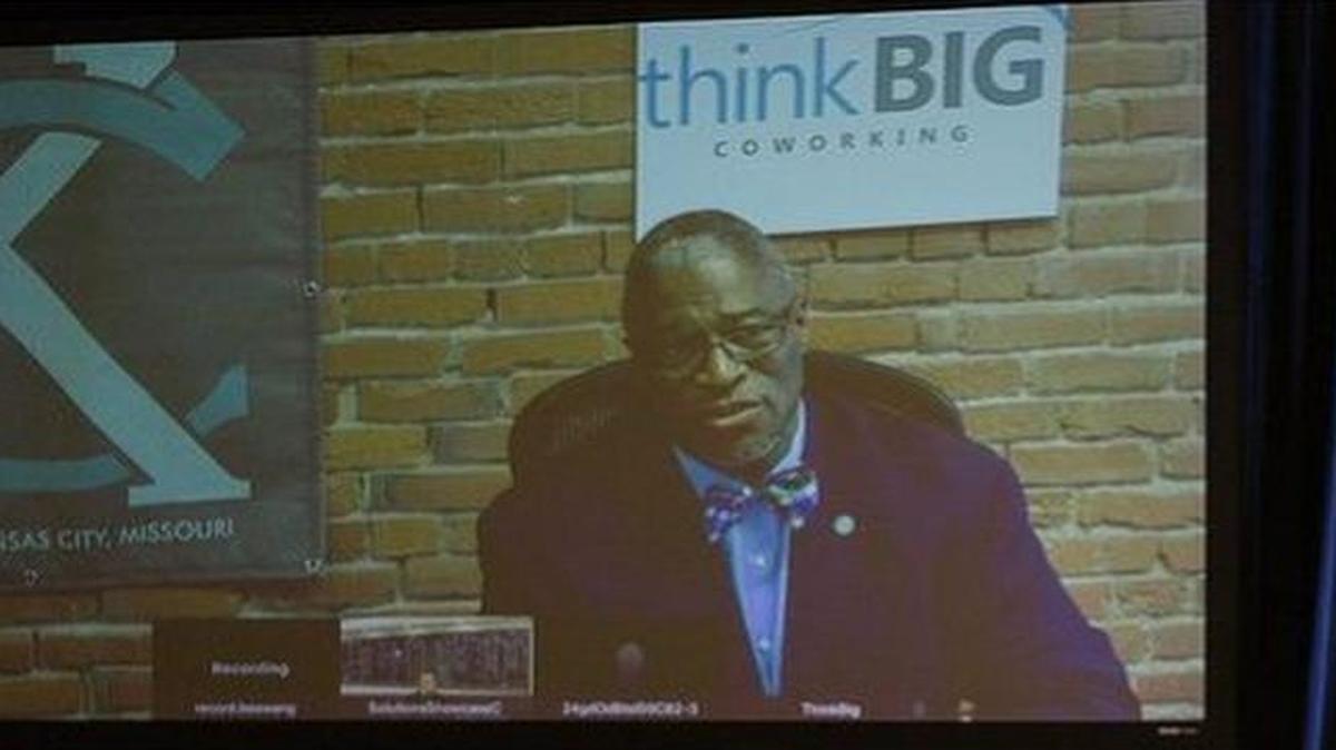 
Kansas City Mayor Sly James told a San Diego conference that the “smart city” network under construction will be “as important to Kansas City in the 21st century as concrete, roads and steel were to the 19th century.” He spoke remotely Monday to a CiscoLive session that was attended by others from the Kansas City area.
