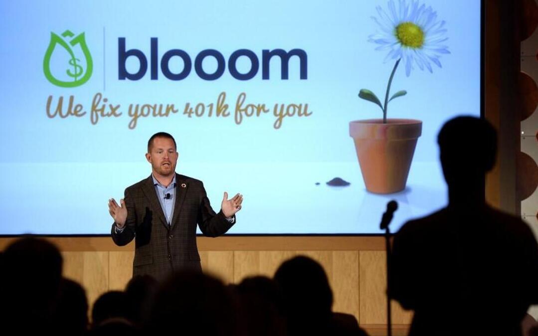 Chris Costello, CEO and co-founder of Blooom, talked about his online investment advising startup in 2015 at the Kauffman Foundation. The 4-year-old Leawood-based company has laid off one-third of its staff.