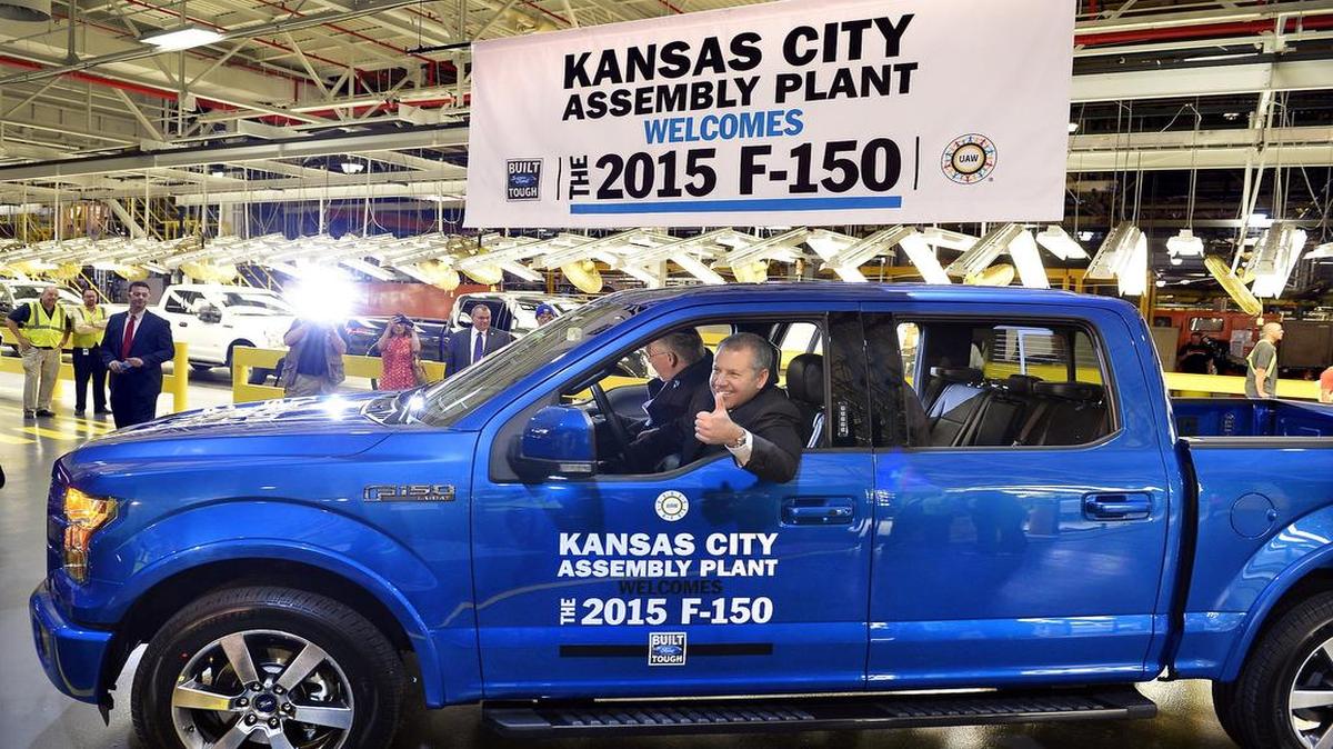 
 Ford is finally reaching full production of its aluminum-bodied F-150 pickup, built at Claycomo and a plant in Michigan, and is promising a second-half sales surge of the top-selling vehicle line in America.
