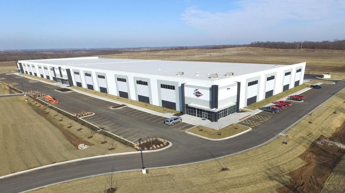 Spartan Motors is the new anchor tenant in the speculatively built Hunt Midwest Business Center.