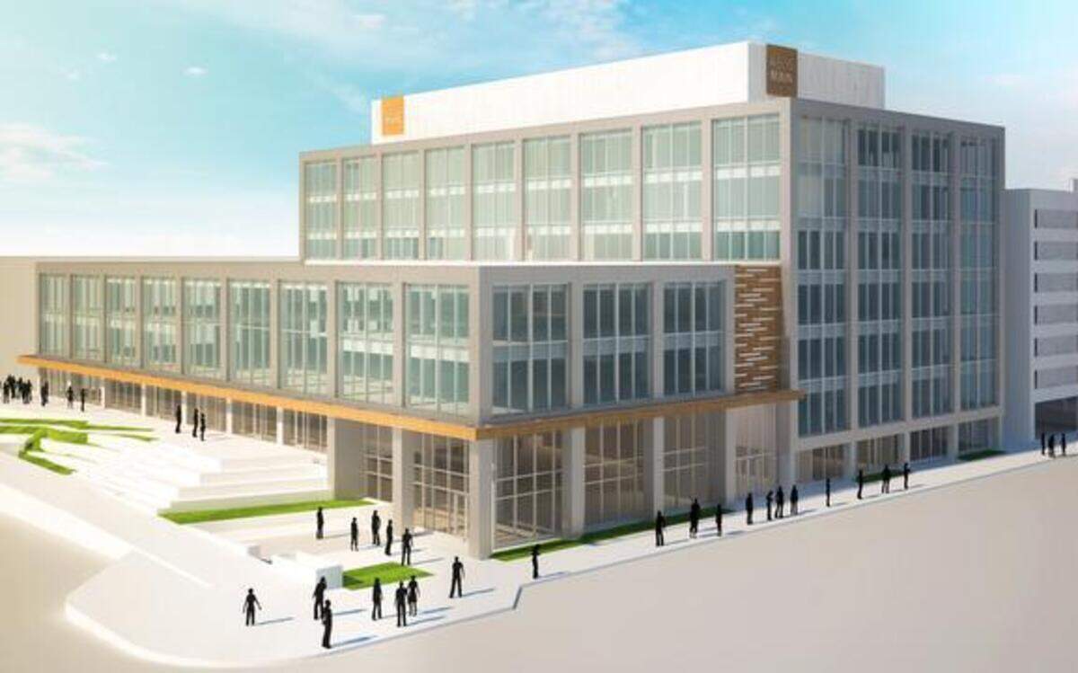 
Significant modernization is the theme outside and inside for Populous’ next home at 4800 Main.
