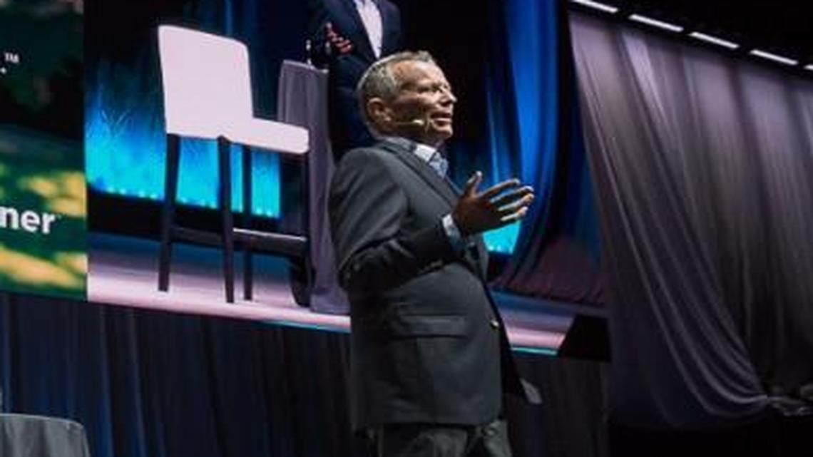 Cerner Corp. co-founder Neal Patterson made a surprise appearance Wednesday at the Cerner Health Conference in Kansas City. Having received treatment for a soft-tissue cancer, the Cerner chairman and chief executive told the crowd: “I’ve got great news. I’m getting stronger and getting better daily, which is a great place to be.”