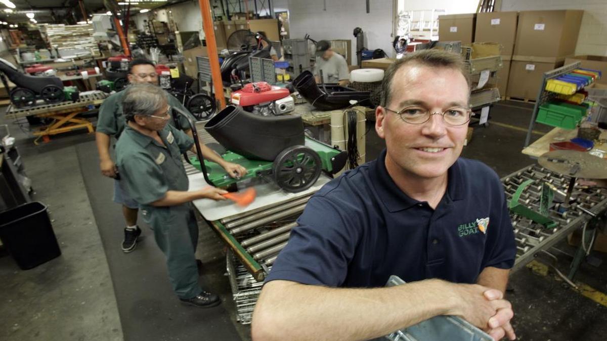 
Will Coates, president and chief executive of Billy Goat Industries in Lee’s Summit, said, “Partnering with Briggs & Stratton gives us the best opportunity to continue with the Billy Goat brand.”

