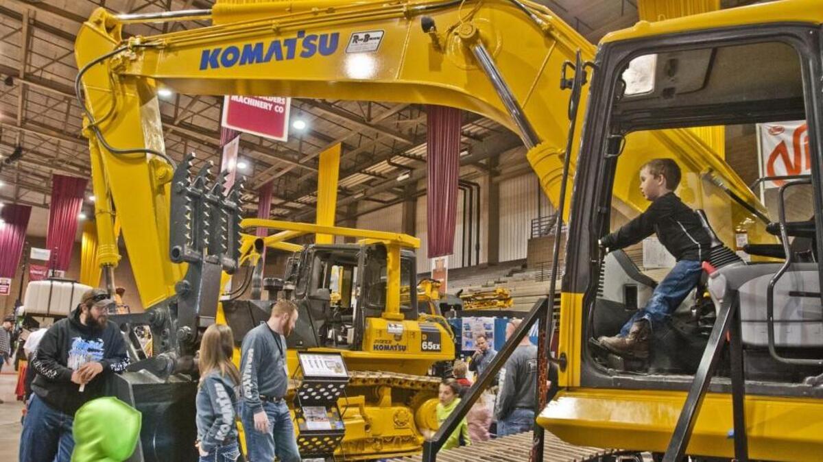 Big equipment is always on display at the Western Farm Show.