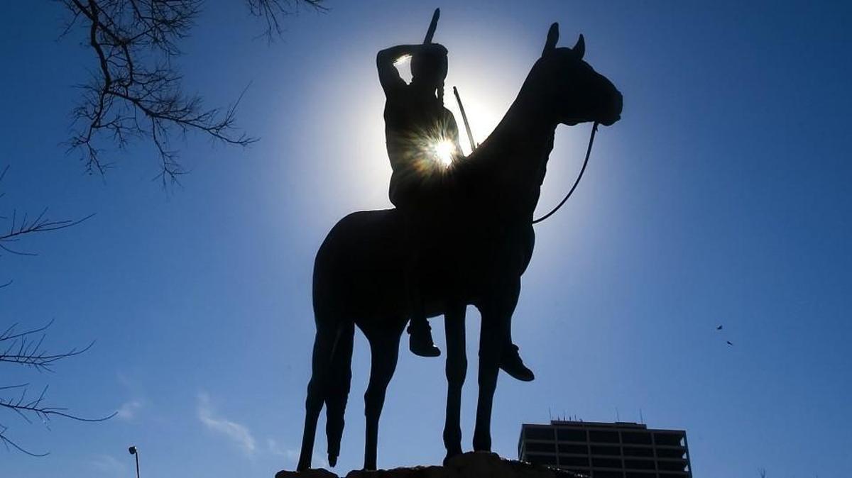 “The Scout” statue is in Kansas City.