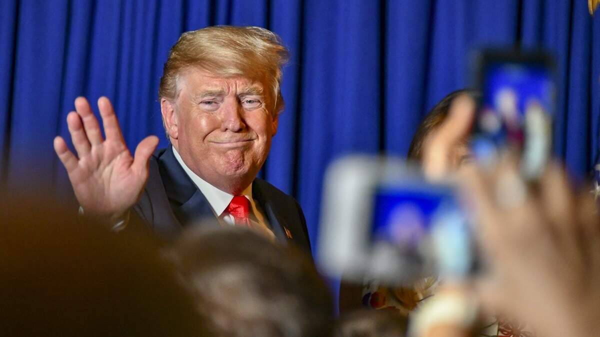 Former President Donald Trump in 2018.