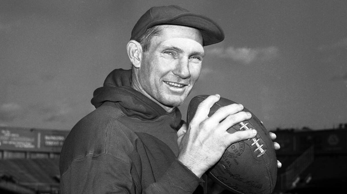 Y.A. Tittle, who died Oct. 8, was a Hall of Fame quarterback for the 49ers and Giants.