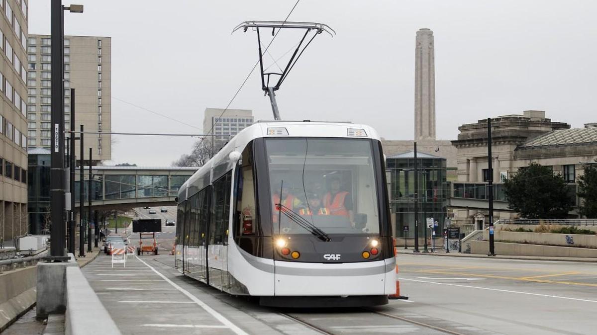 In January, officials tested two streetcars on the tracks near 20th and Main streets.