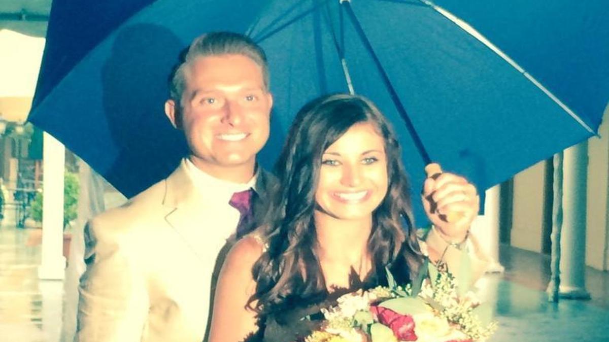 
Even a hurricane couldn’t stop Jason Houdek and Britney Mysinger of Kansas City from getting married in South Carolina on Saturday.

