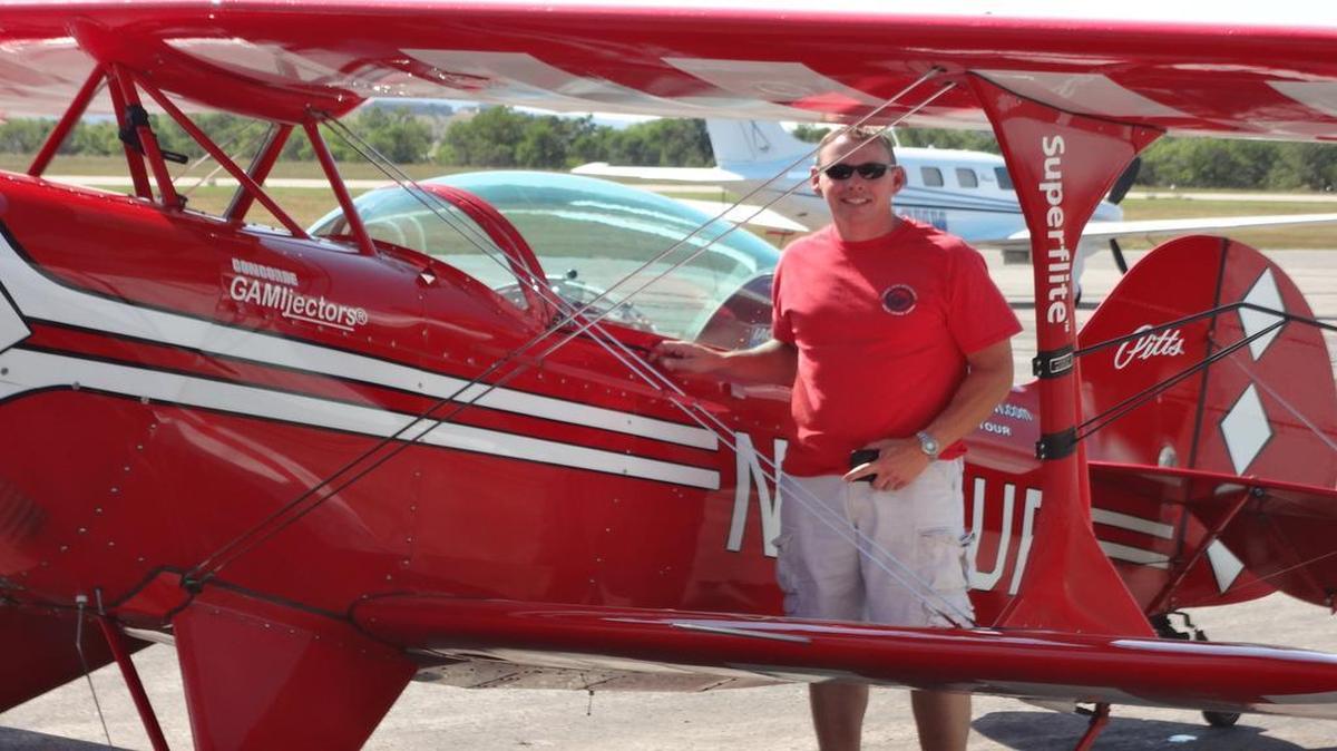 
Steven O’Berg, who died Saturday after his biplane crashed at the Cameron Airshow, had a passion for flying, his family said.
