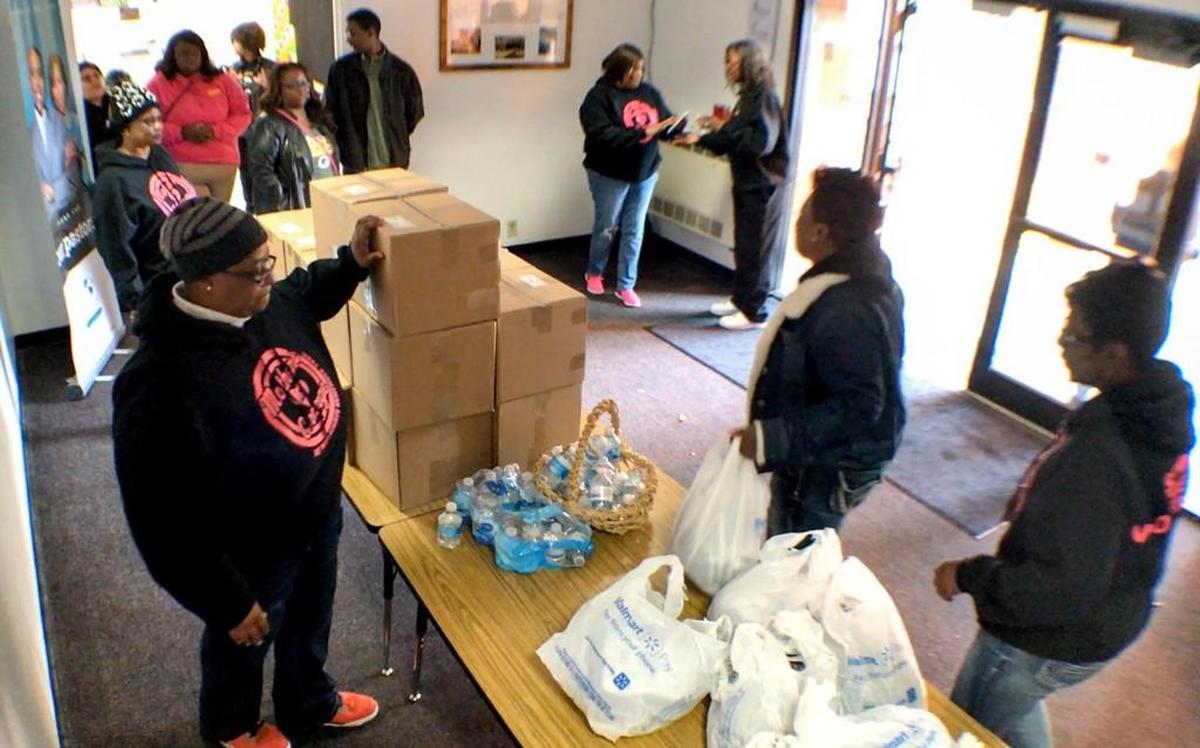 Several families who received surprise Thanksgiving baskets said the homicides of their loved ones remain unsolved.