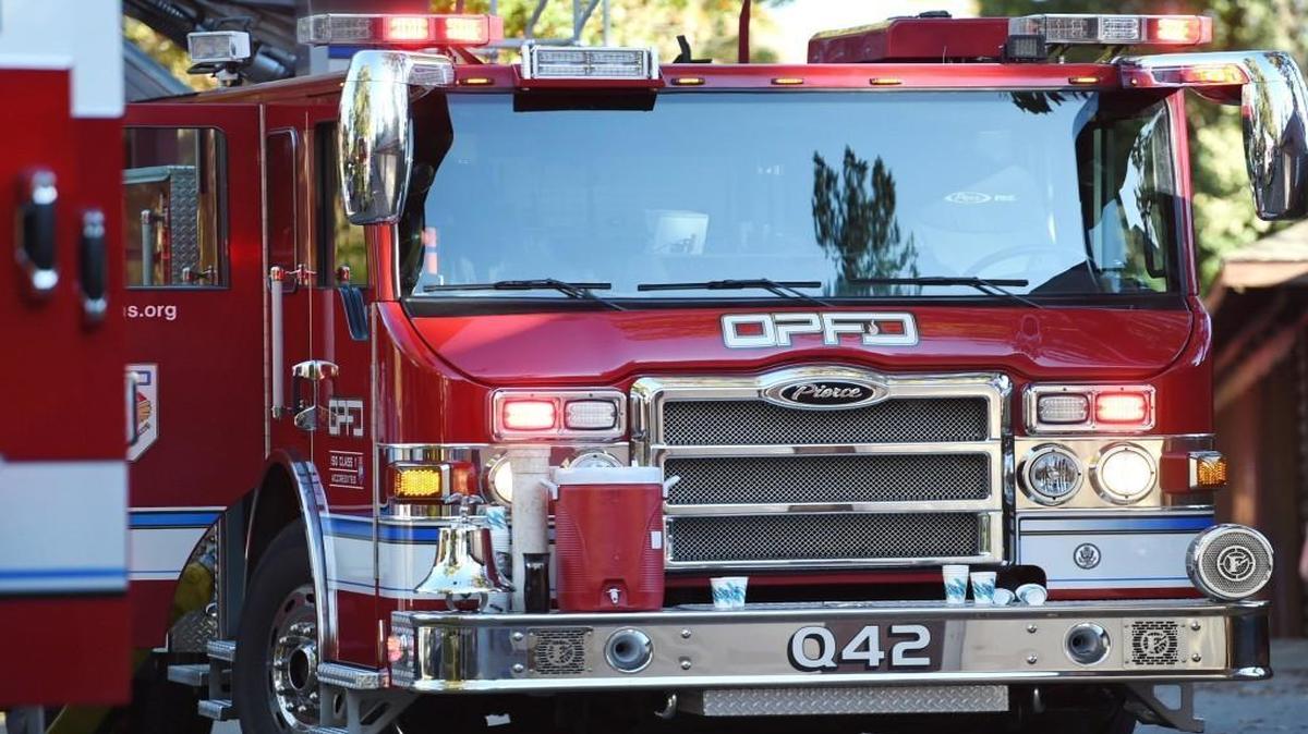 Five people were displaced after a fire Saturday at at The Clines Apartments in the at 8300 block of Wedd Street in Overland Park.
