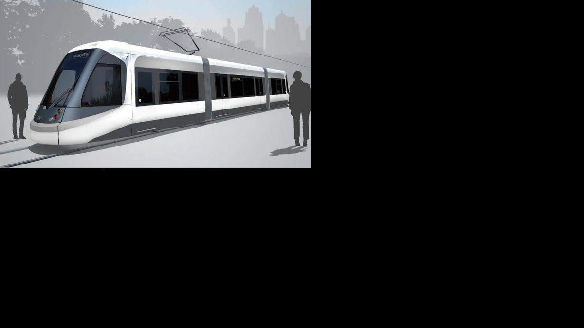 
These will be the base colors of Kansas City's streetcars, although accents will be added over time.
