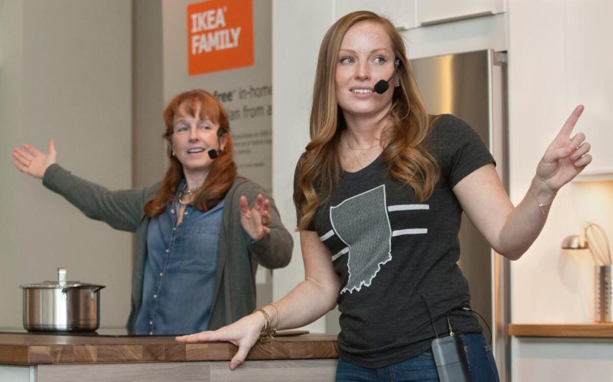 Karen Laine (left) and her daughter Mina Starsiak, home renovators and flippers from Indianapolis, will be starring in a new show called “Good Bones” on HGTV.