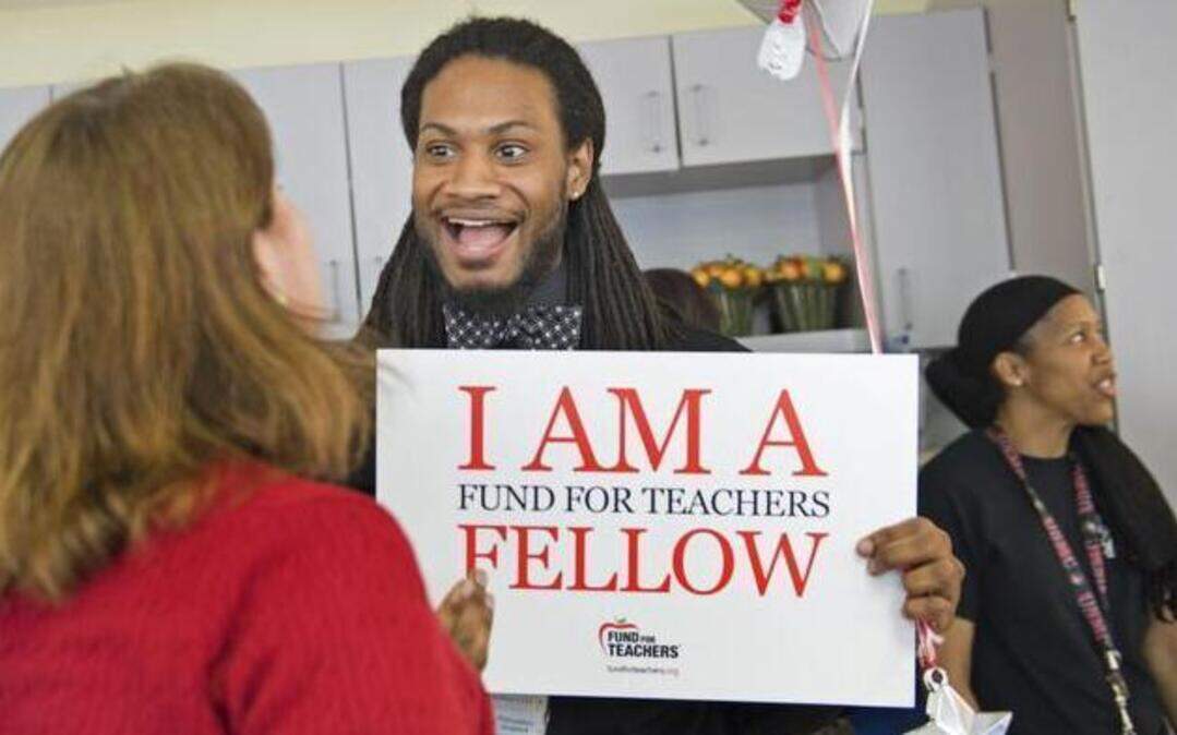 
Princeston Grayson, a sixth-grade teacher at African-Centered Prep Elementary School, received news Thursday that he will be able to travel to South Africa, Swaziland and Mozambique through the Fund For Teachers thanks to money from the Kauffman Foundation.
