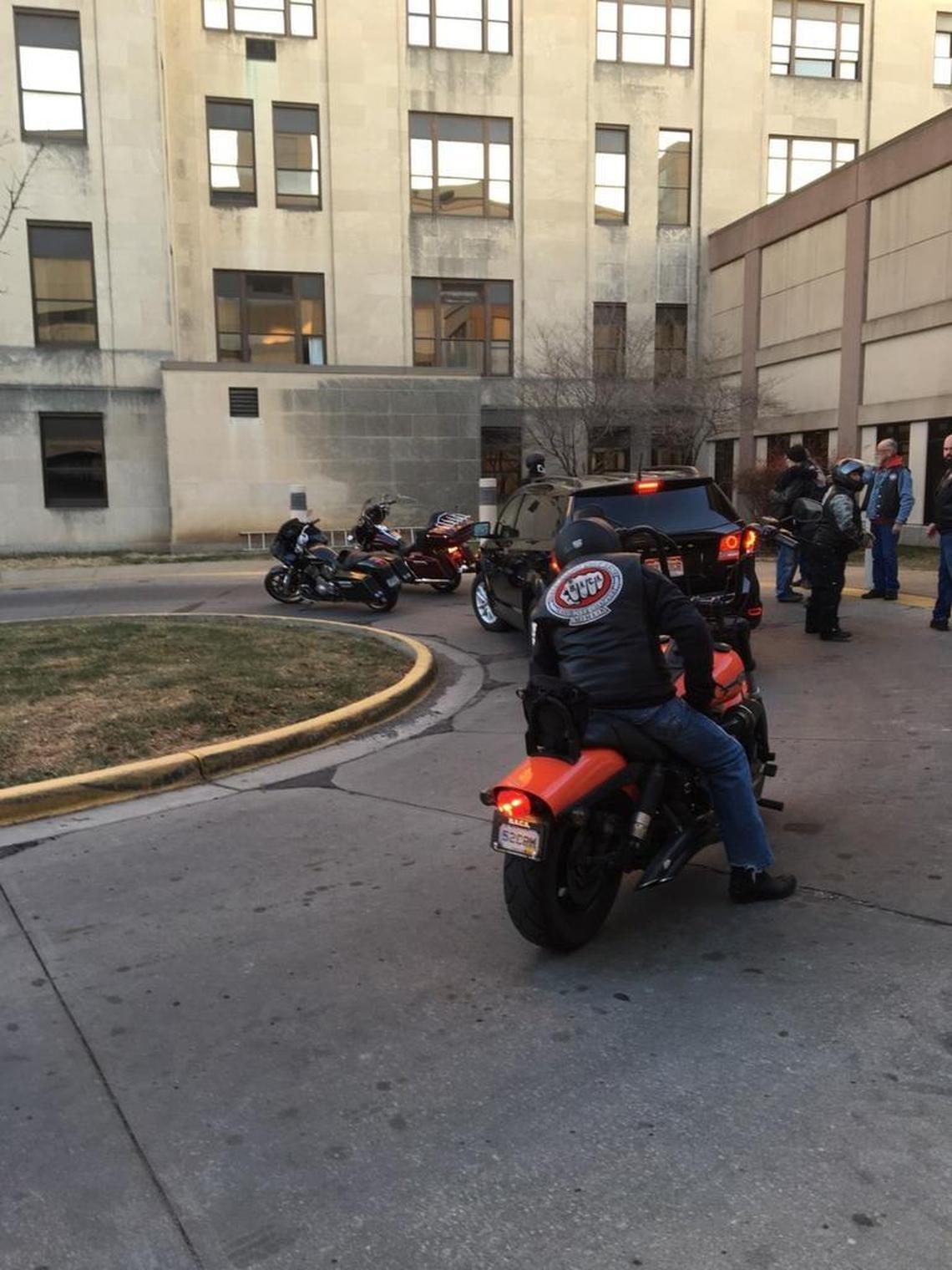 On Dec. 8, members of Bikers Against Child Abuse escorted to the Wyandotte County Courthouse the family of a 13-year-old girl accusing a Catholic priest, the Rev. Scott Kallal, of indecent touching. A judge at Kallal’s preliminary hearing ordered him to trial.