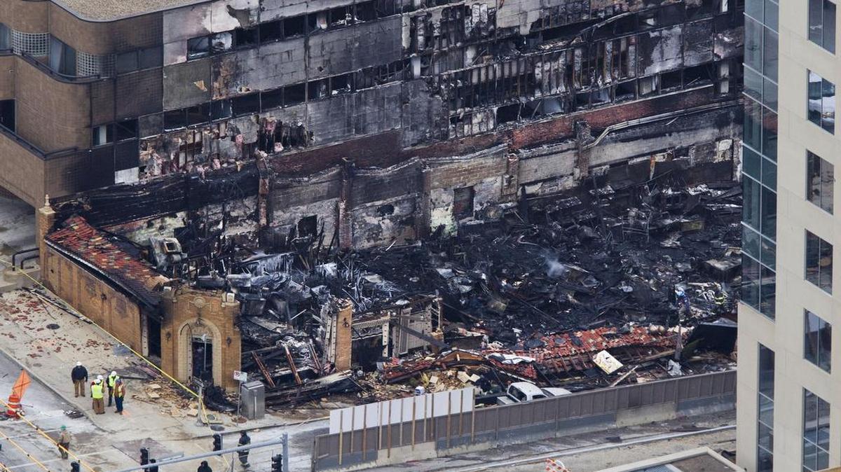 
Employees of an excavating company and a utility marking company contributed to the explosion and fire that killed one person and injured 15 others in February 2013, said a lawyer representing the owners of JJ’s restaurant. But a lawyer representing Time Warner Cable Midwest said the employees of Missouri Gas Energy contributed to the tragedy.

