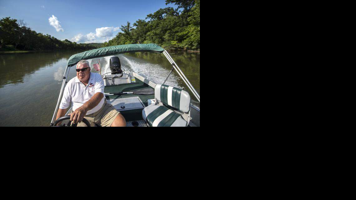 Thomas Cox of Van Buren, Mo., is frequently on the Current River. He opposes proposed changes to the management plan for the Ozark National Scenic Riverways. “They’ve gone from conservation to environmentalism. This is our river,” he said.