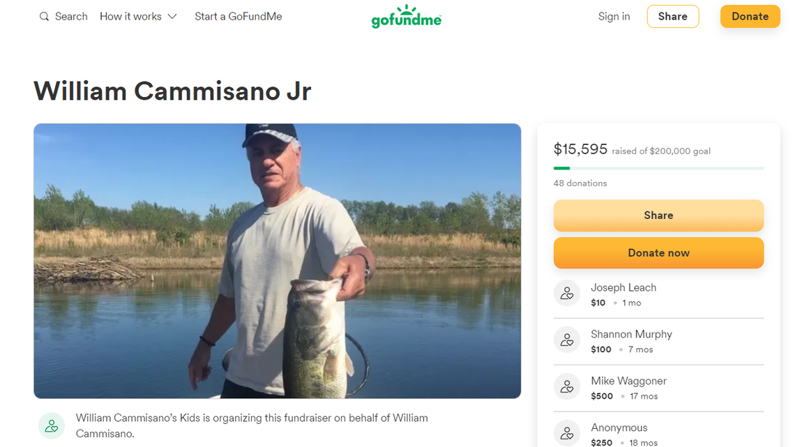 William D. Cammisano Jr., of Harrisonville, allegedly an underboss in Kansas City organized crime, most notably during the 1970s, 1980s and 1990s, died Tuesday at age 73.