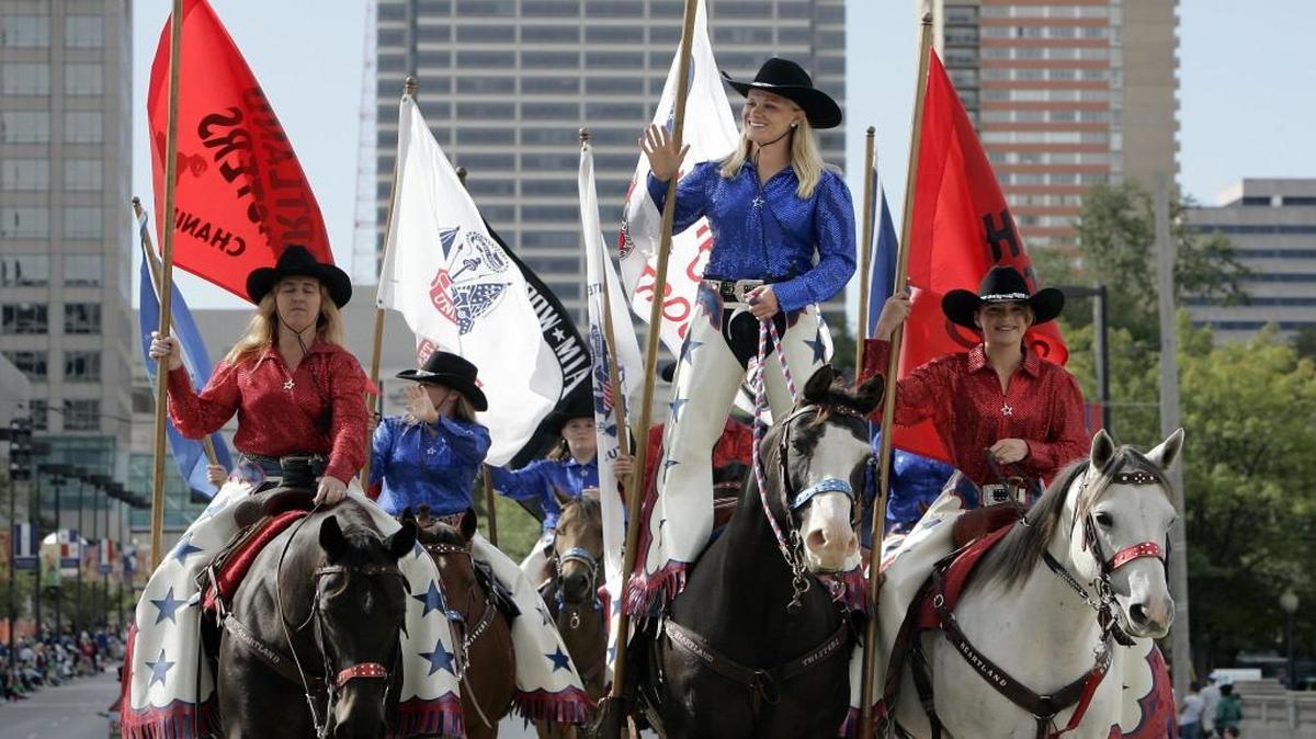 
The parade shifts from downtown to the parking lots at the Truman Sports Complex this year.

