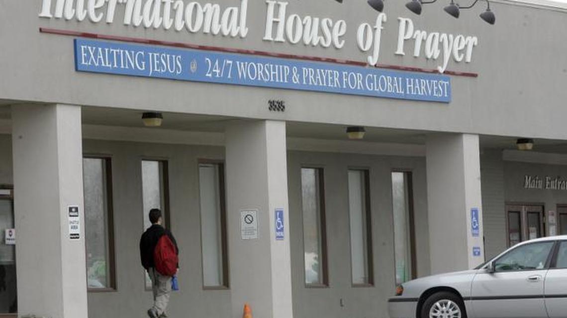 The International House of Prayer Global Prayer Room at 3535 E. Red Bridge Road.
