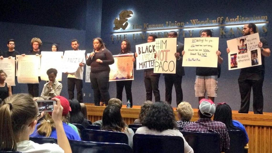 Student activists made their voices heard at a KU forum on race last week.