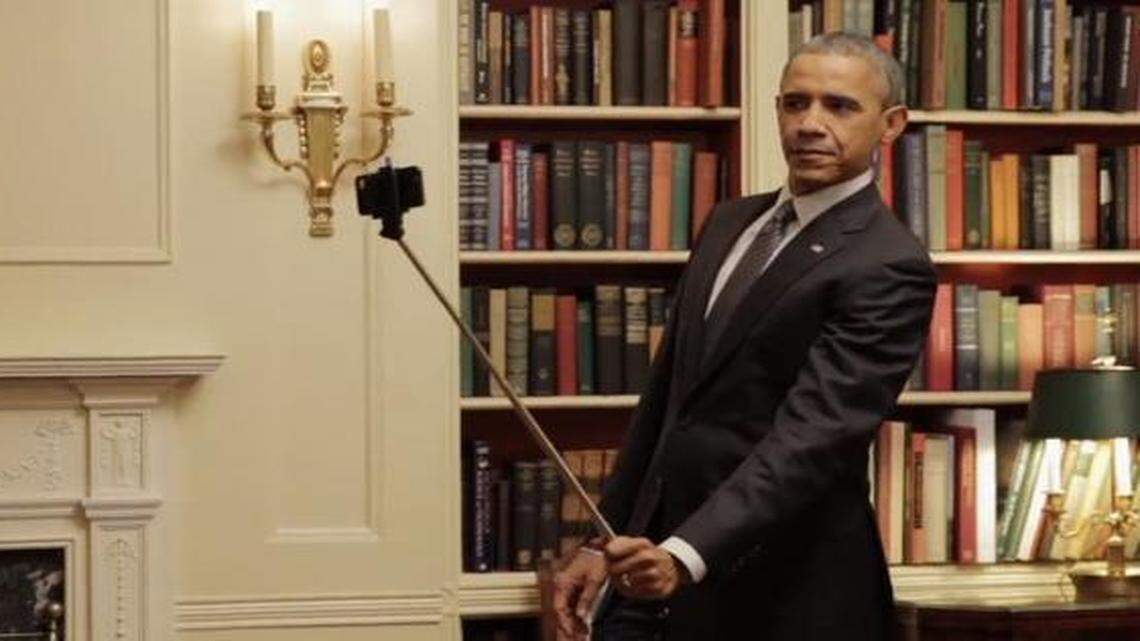 
Even President Obama used a selfie stick in a White House promotion for the Affordable Care Act.
