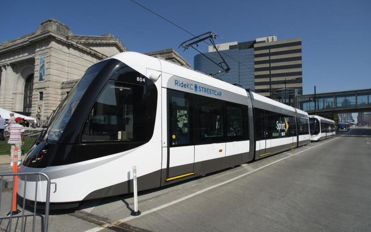 One Kansas City streetcar unit was taken offline Tuesday afternoon after a passenger reported a damaged window.