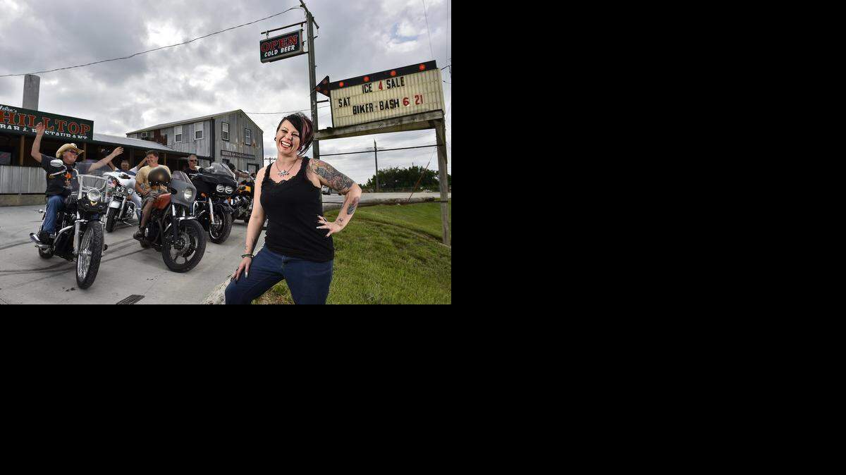 Missy Bedell is a proud biker whose bar and restaurant will host Helen’s Hilltop Biker Bash in Tonganoxie on June 21. The event raises money to combat child abuse.