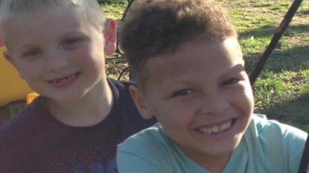 Audrick Warren (right) and Gavin Terstegge were best friends when they both lived in Quincy, Ill. Molly Ann Terstegge said Audrick’s parents relocated to Kansas City last spring.