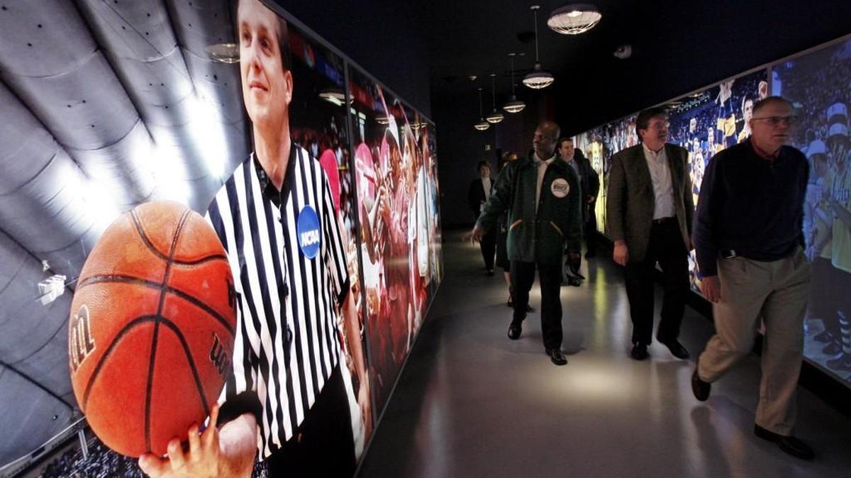 The College Basketball Experience is downtown, next to the Sprint Center.