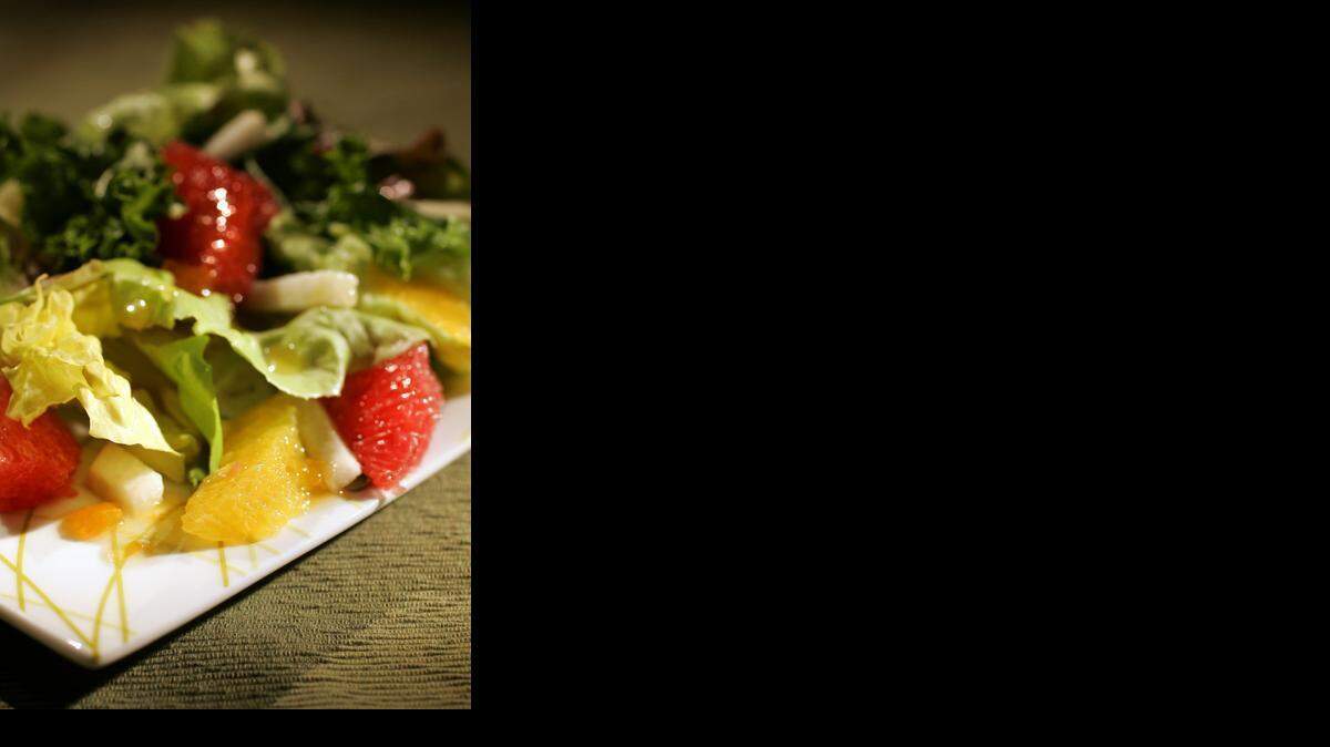 
Brighten up your gray winter days with The Star’s Winter Citrus Salad. Combining orange juice and apricot spread for the dressing makes it tangy yet low in calories.
