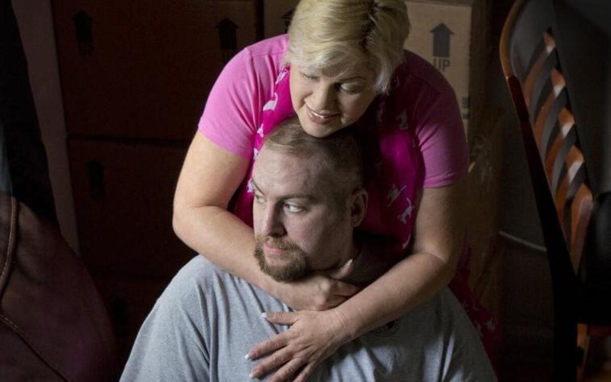 
Lisa Battagliola has stuck by her son, Josh Langton, as he has battled to recover from life-threatening burns suffered in an accident in 2011. 
