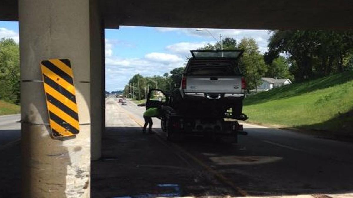 A 76-year-old man died after the pickup truck he was driving hit a bridge support on 23rd Street at Blue Ridge Boulevard. Missouri Department of Transportation officials said they would inspect the pillar.