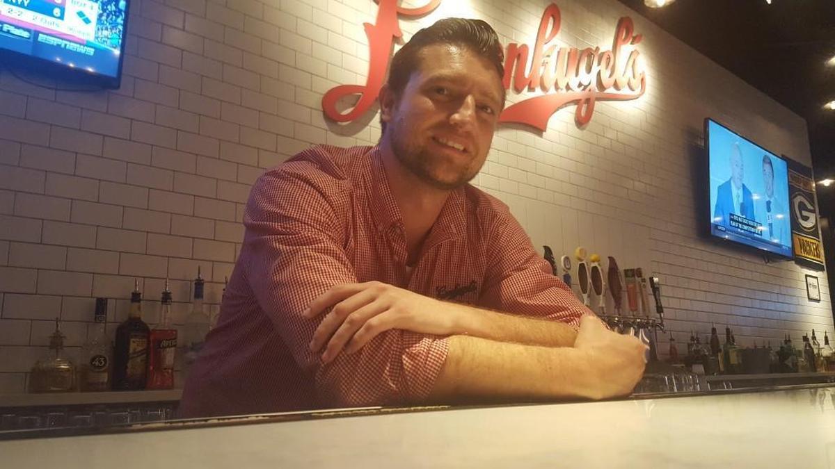 Tony Evangelista, bartender at Leinenkugel’s Kansas City in the Power and Light District, is lucky to have found a two-bedroom River Market apartment for $1,450 per month. His two jobs and a roommate’s salary help pay for it.