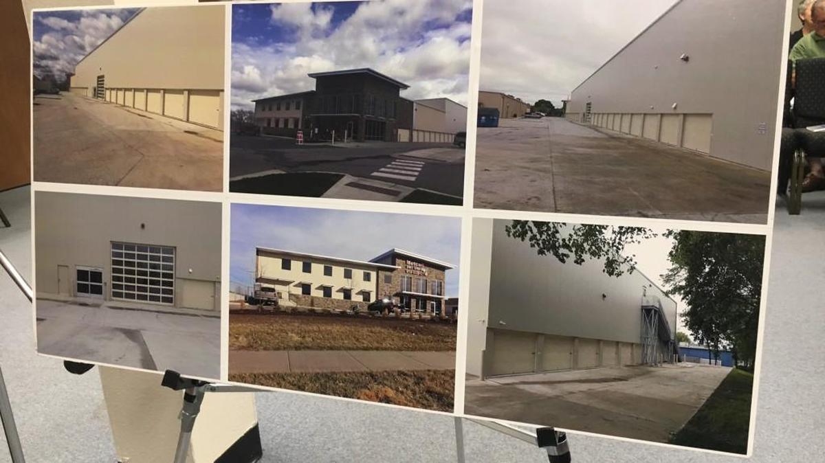 Photos of a similar development by West Star in Overland Park were presented to the Harrisonville aldermen during a work session earlier this month. A resolution passed by the board of aldermen Monday allows for West Star, the developer of the Harrisonville Market Place TIF plan, to lease a portion of the redevelopment project area to a non-retail business, which includes a climate-controlled storage facility.
