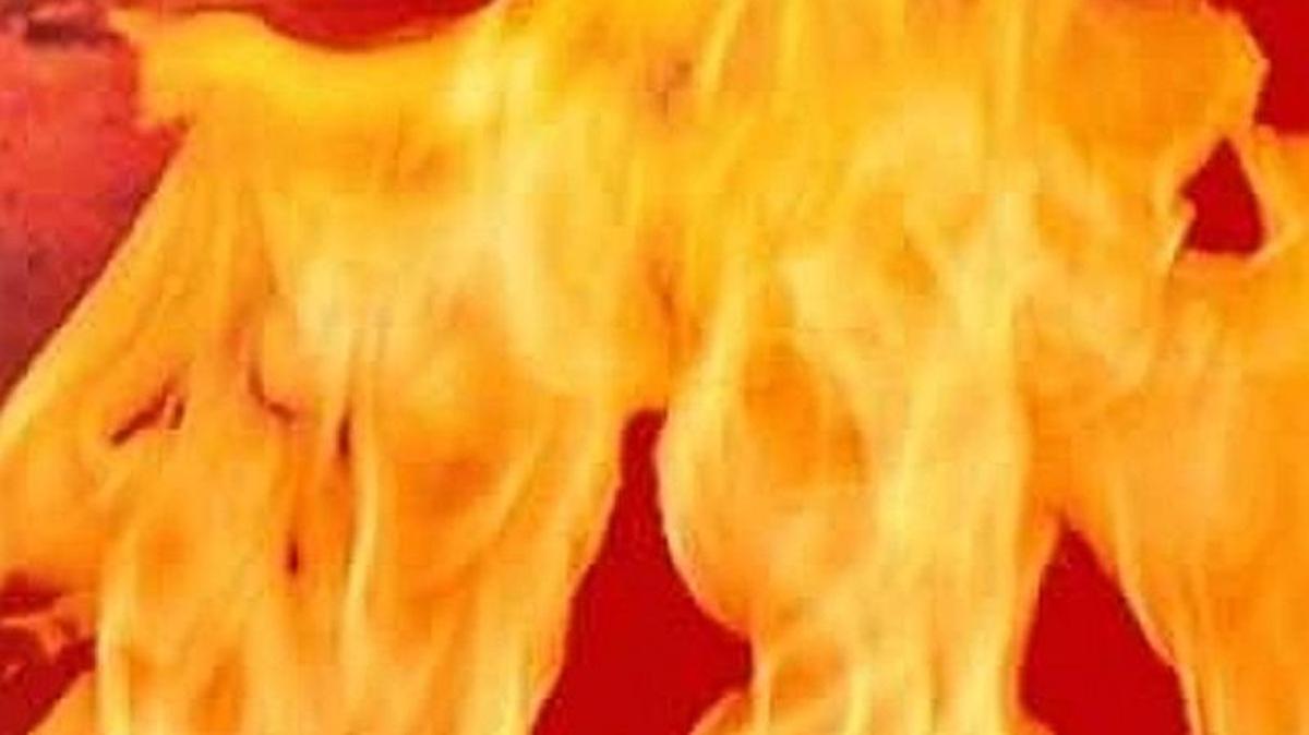 A man reportedly jumped out a window of his Kansas City house to escape an early morning fire.