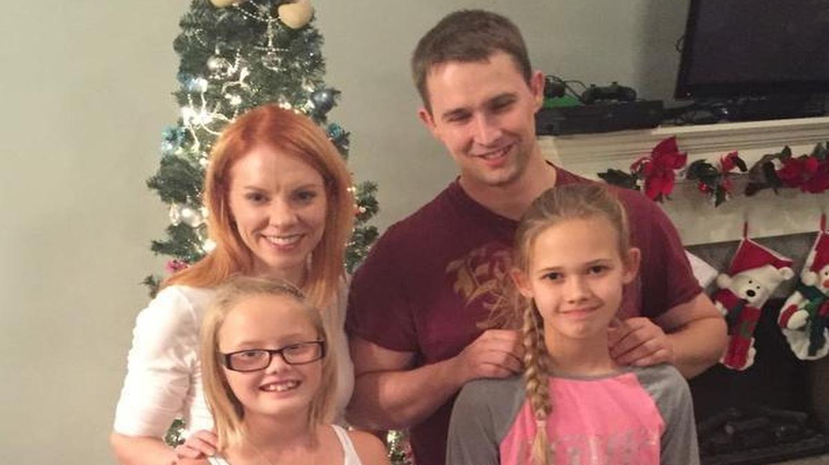 Justin Bush’s daughters, Morgan, 9, and Taylor, 11, returned home to their father and his wife, Stephanie Bush, on Wednesday. They had been overseas since Bush’s ex-wife took them and fled to Europe in October.