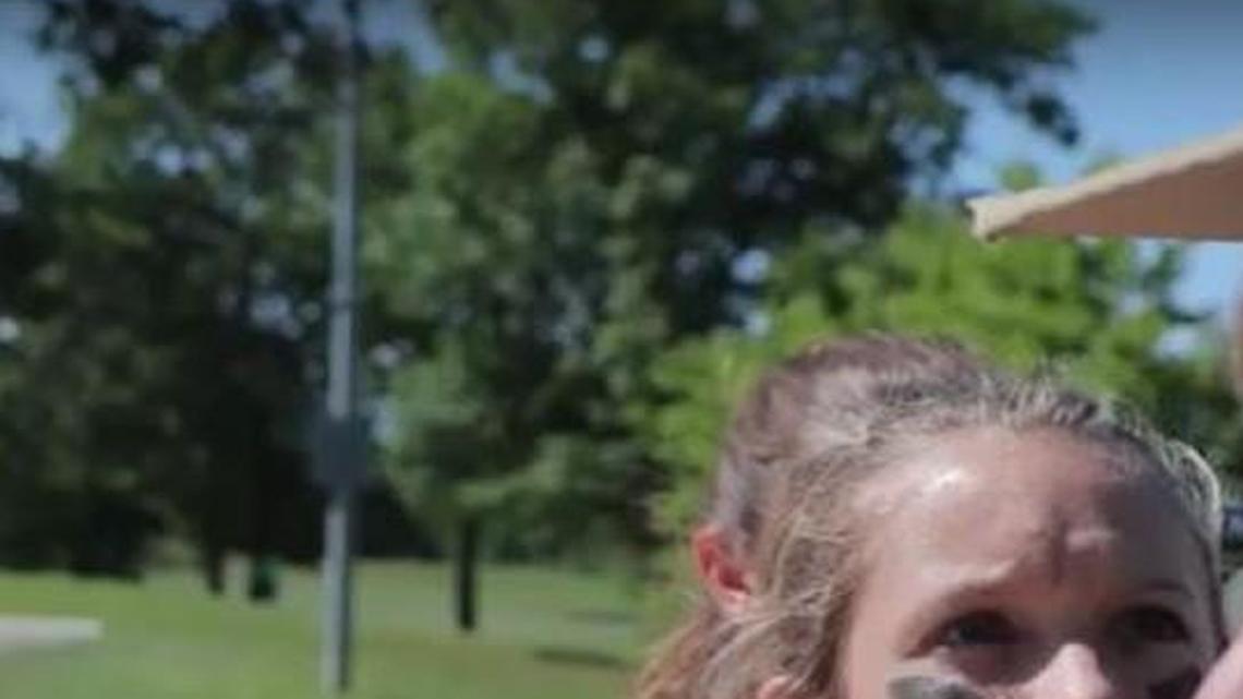 Harrisonville High School junior Gage Weber (right) and another student participated this summer in the Rotary Youth Leadership Academy at William Woods University. Those selected were instructed in the ways of servant leadership.