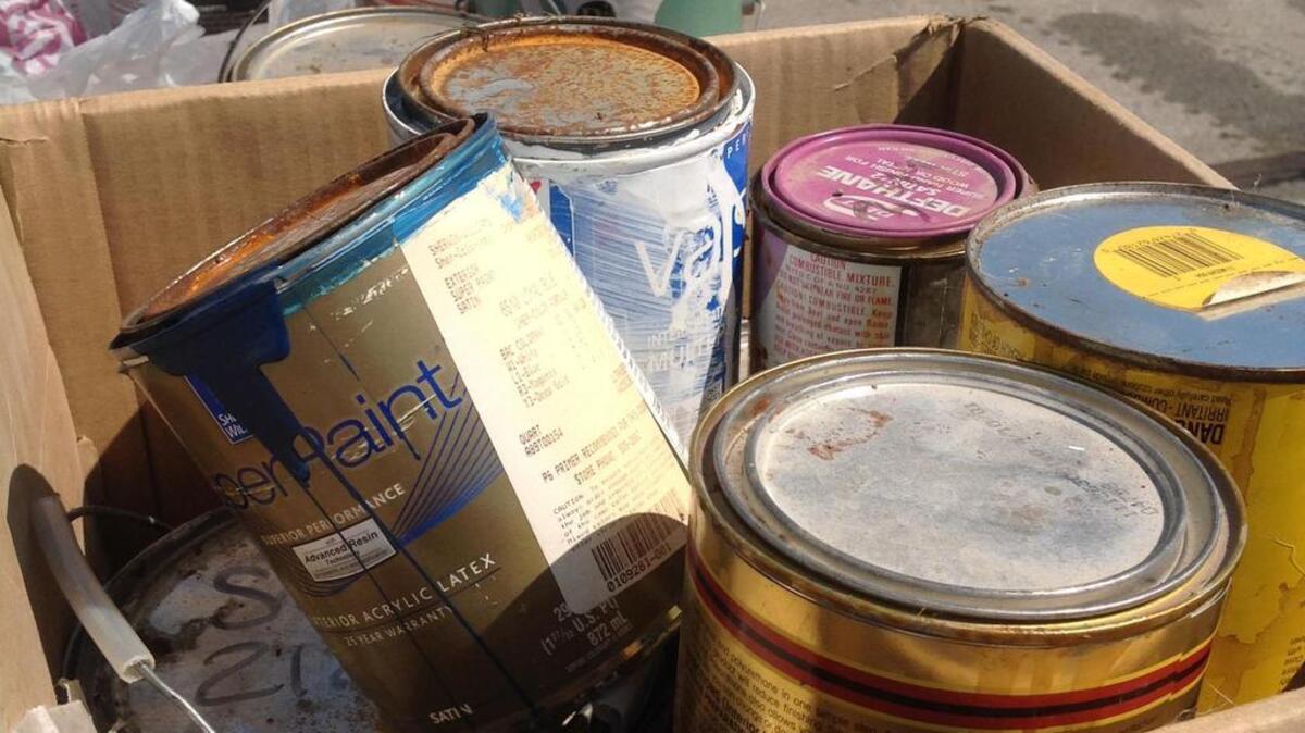 The city of Raymore, along with the city of Belton, will host a household hazardous waste collection event from 8 a.m. to noon Saturday at Eagle Glen Intermediate, located at 100 S. Foxridge Drive. Materials accepted include paint and paint-related products.