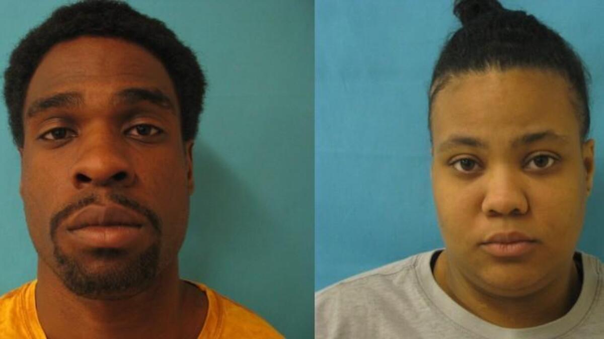 Travon Green (left) and Erica L. Foster were arrested Sunday after allegedly stealing nearly $2,700 in merchandise from Kohl’s in Belton and fleeing police in a high-speed chase that ended in the 6000 block of East 86th Street in Kansas City, Mo.