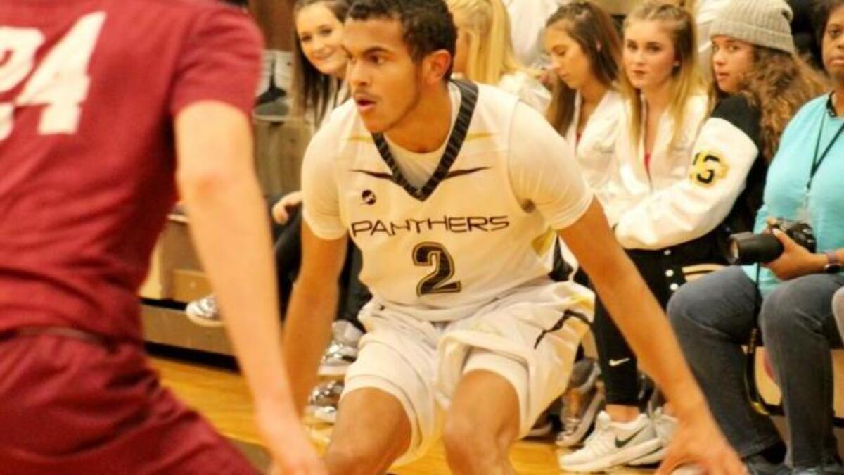 Skylar Robinson, shown during Raymore-Peculiar’s game last month against Lee’s Summit North, helped the Panthers take sixth in the Patterson Division of the William Jewell High School Holiday Classic.