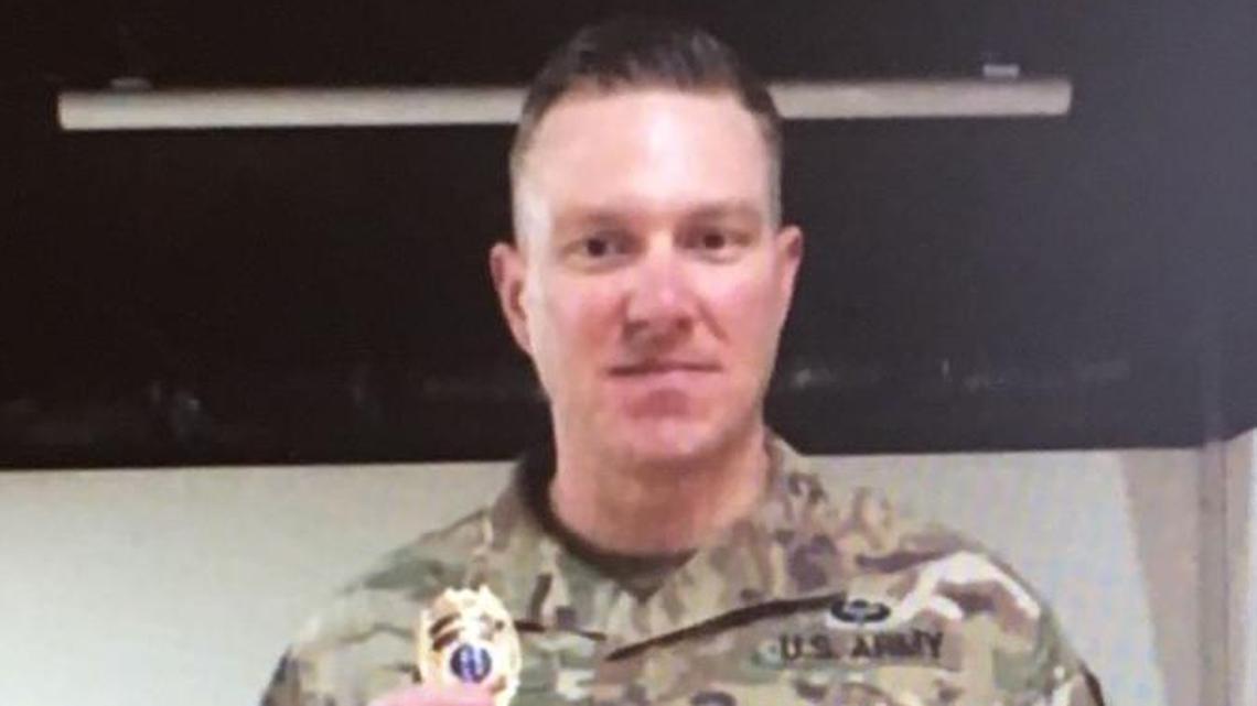 Newly promoted fire department Capt. Ben Hicks is serving in Qatar.