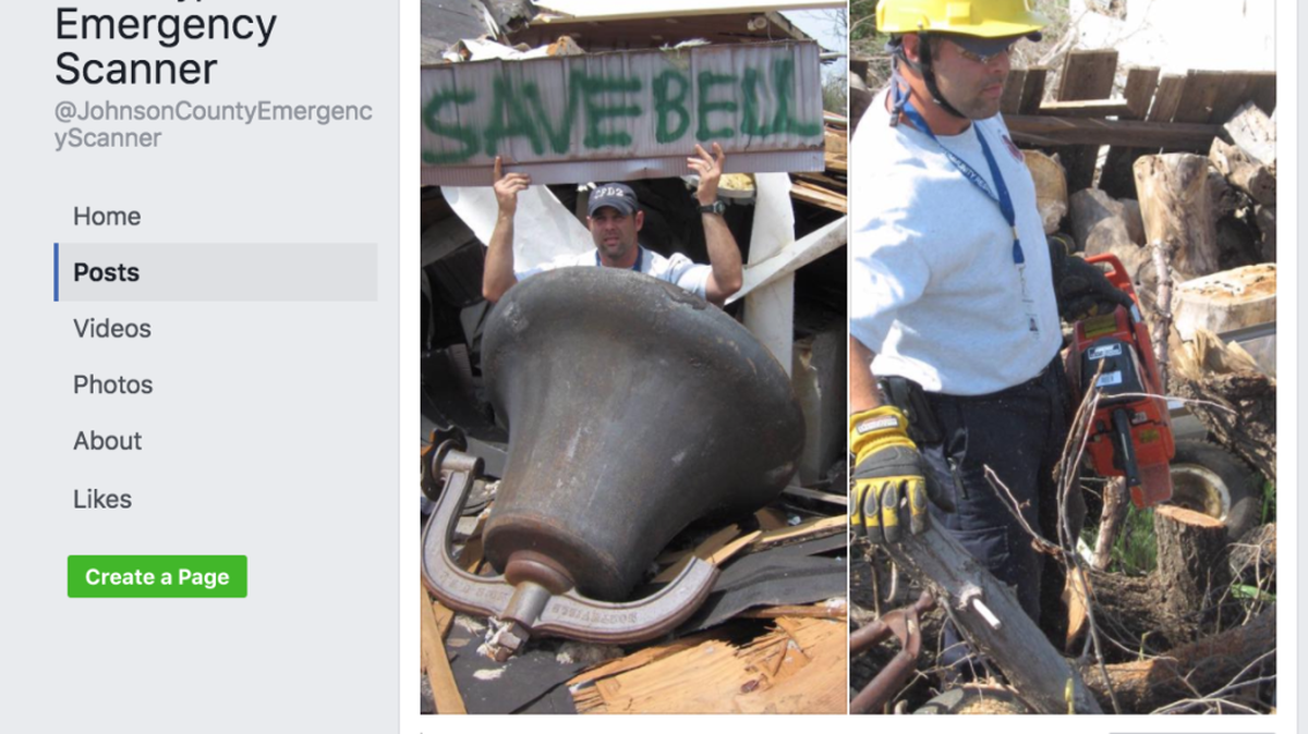 Facebook page on fire fighter Jim Bell